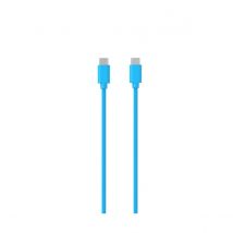 Jaym Câble Usb-c Vers Usb-c 3a Charge Et Synchronisation Collection Pop 1,5m Bleu
