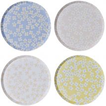 8 Assiettes - Floral Pastel - Ginger Ray