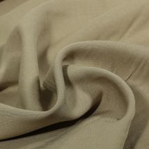 Tissu Viscose Uni Poppy Vert Kaki Clair - Craftine