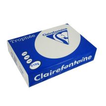 Ramette De Papier - A4 - Gris Acier - 210g - Impression - 250 Feuilles - Clairefontaine Trophée