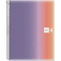 Cahier - A4 - Petits Carreaux - Spirale - 120 Pages - Couverture Polypro - Miquelrius - Agipa