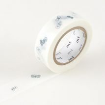 Masking Tape Mt Mina Papillon Choucho Logo Navy - MT Masking Tape