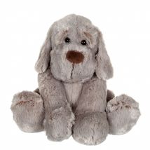 Peluche - Chien Flatoutou Gris - 50 Cm - Gipsy Toys