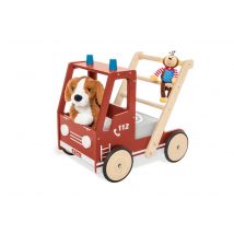 Chariot De Marche Feuerwehrauto Fred - Pinolino - Marron