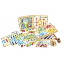 Coffret Jeux De Société Classiques 150 Règles - Jeujura - 8124 - Malette Multi-jeux - Jeujura