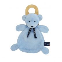 Doudou Plat Ours Dorlotin - Bleu - Mailou