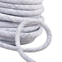 Bobine 15m Cordon Chiné Pour Anses De Sacs 10mm Blanc - My mercerie