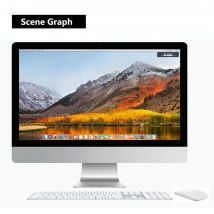 Souris Sans Fil Tactile 1200 Dpi Pour Mac Et Pc Blanc 10m Plug And Play Blanc Yonis - Yonis