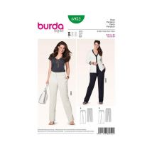 Patron Burda 6952 Pantalon Taille N°fr 44-60