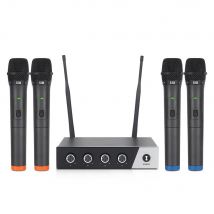 Système Microphone Sans Fil 4 Canaux Pour Événements Et Performances Yonis - Yonis