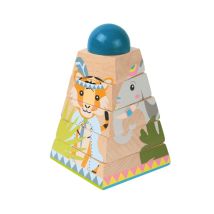 Pyramide À Empiler Jungle - Leolandia