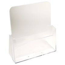 Distributeur De Prospectus 1 Compartiment A4 - Cristal - X 10 - Exacompta