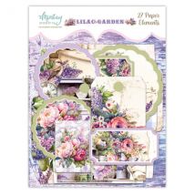 Tags Éléments Décoratifs En Papiers Scrapbooking Carterie Lilas Garden - MINTAY