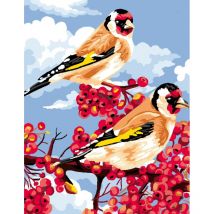 Canevas Antique Rêves D'Oiseaux 50x65 Cm 100% Coton - LUC