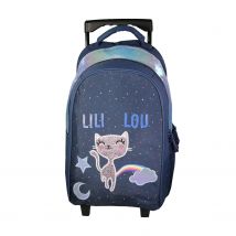 Sac À Dos À Roulettes Lili Lou Bleu Bagtrotter