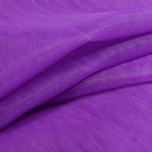 Tissu Tulle Souple Grande Largeur Uni Violet - Au Mètre - Craftine