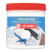 Peinture Pour Linogravure - Blanc - Linoléum - Art Création - 250ml - Talens Art Creation