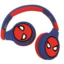 Casque 2 En 1 Spiderman Bluetooth Et Filaire Avec Limitation De Son - Lexibook