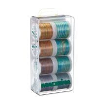 Boîte De 8 Bobines Polyneon Astro Color – Fil À Broder Multicolore Pour Des Créations Uniques - Madeira Multicolore