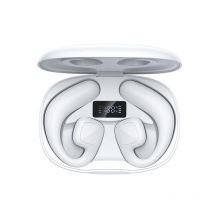 Ecouteurs Bluetooth Air Conduction Sans Fil Khaki Longue Autonomie Ipx4 Blanc Yonis - Yonis