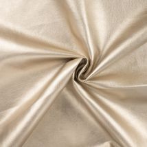 Tissu Simili Cuir D'Habillement Uni Doré - Au Mètre - Craftine