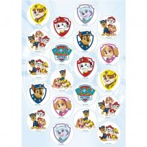 20 Mini Disque Pat Patrouille - Comestible - Dekora