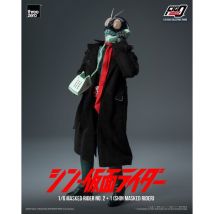 Kamen Rider - Figurine Figzero 1/6 Masked Rider No.2+1 (shin Masked Rider) 32 Cm - THREEZERO