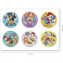 6 Mini Disque Pat'patrouille - Azyme - Dekora