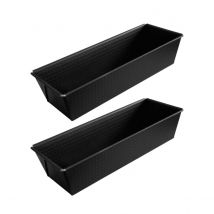 Lot De 2 Moules À Cake 25,5 Cm Zenker Black Metallic