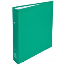 Classeur Rembordé Prolypropylène 2 Anneaux 30mm - A5 - Vert - X 20 - Exacompta