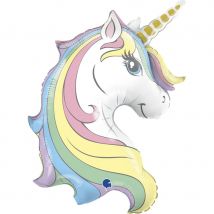 Ballon Géant Tête De Licorne - Grabo