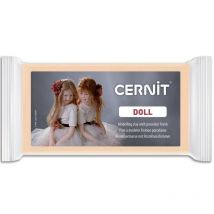 Pâte Polymère - A Cuire - Pâte À Modeler - Finition Porcelaine - Sun Tan- Bloc De 500g - Cernit - Doll Collection