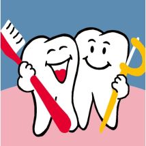 Kit Canevas Soudan Dents 20x20cm - LUC