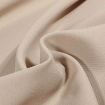 Tissu Burlington Uni Beige Sable - Au Mètre - Craftine