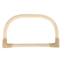Anse De Sac Arrondi En Bambou 15,5 X 9 Cm - Creotime