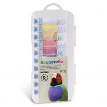 10 Tubes De Peinture Aquarelle 18 Ml - Primo