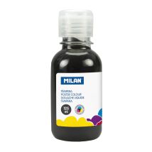 Bouteille Gouache 125 Ml Noir - Milan