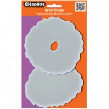 Moule En Silicone Translucide Pour Résine 2 Géodes - Cléopatre