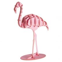 Maquette 3d En Papier Flamant Rose - Fridolin
