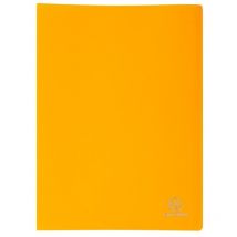 Porte-vues - 20 Vues - 10 Pochettes - Jaune - A4 - Souple - Exacompta