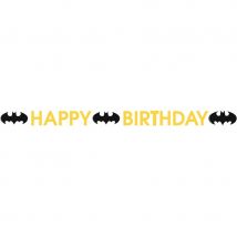 Guirlande Lettres Happy Birthday Batman Round - Amscan