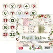 Bloc De 12 Feuilles Recto Verso Magical Christmas Craft And You Design - Craft and you design