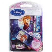 Set Papeterie Reine Des Neiges 12 Pieces - Kit Ecriture Disney - Sambro