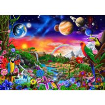 Puzzle 500 Pièces - Cosmic Paradise - Bluebird Puzzle