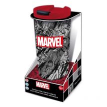Marvel - Gobelet De Voyage Isotherme En Métal Marvel Pattern - Stor