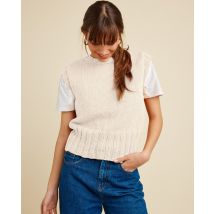 Kit Tricot Pull Mindy Ecru 50/52 - Pingouin