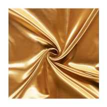 Tissu Satin Or Vendu Au Mètre - Distrifil