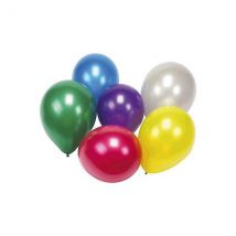 25 Ballons Couleurs Métal - Annikids
