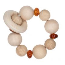 Hochet En Bois Et Ambre - Goki