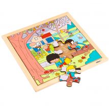 Puzzle En Bois - Seasons Puzzles - Automne - Jeu Montessori - Educo